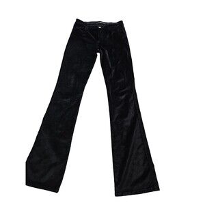 7 For All Women's Pants Size 28 Black Stretch Cotton Blend